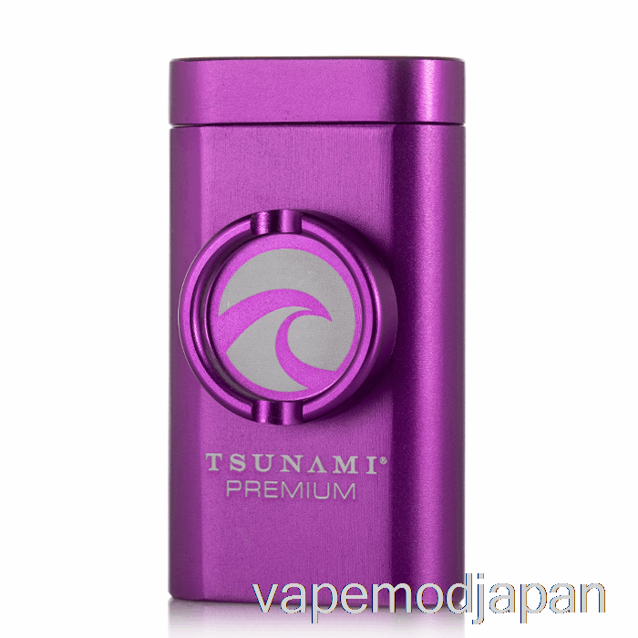 VAPE MOD 津波ダッグアウトとグラインダー パープル